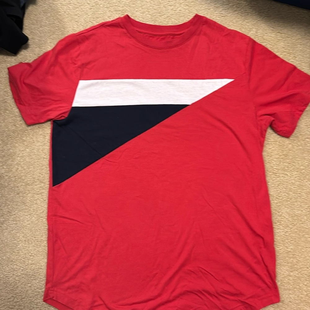 Edgar + Ash red tee shirt medium